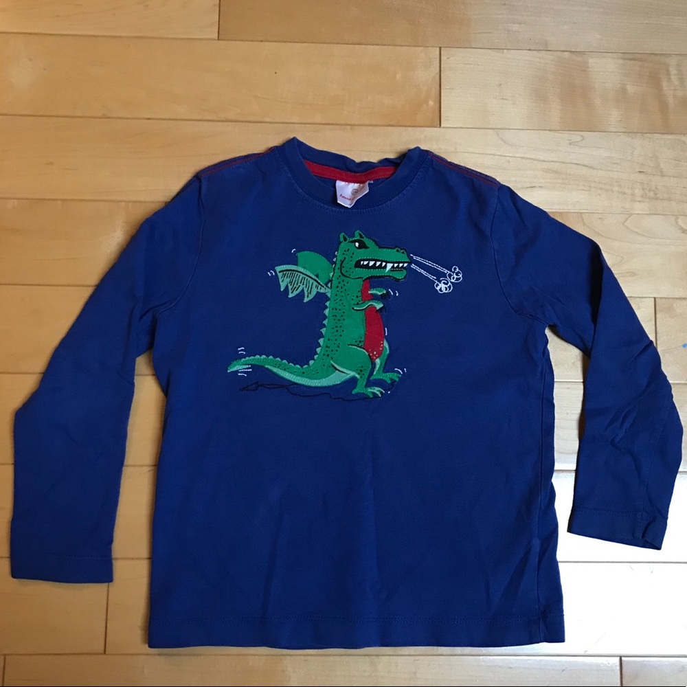 Hanna Andersson dragon long sleeve tee